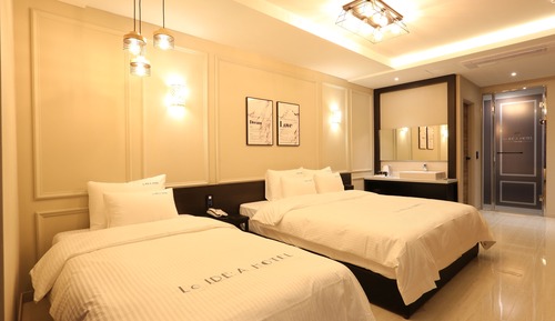 Habitación triple Deluxe, vistas al mar