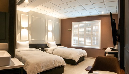 Habitación Deluxe con 2 camas individuales, vistas al mar