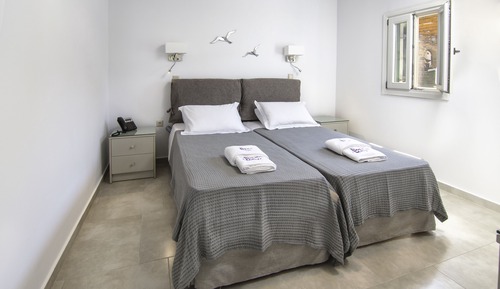 Habitación cuádruple, vistas al mar
