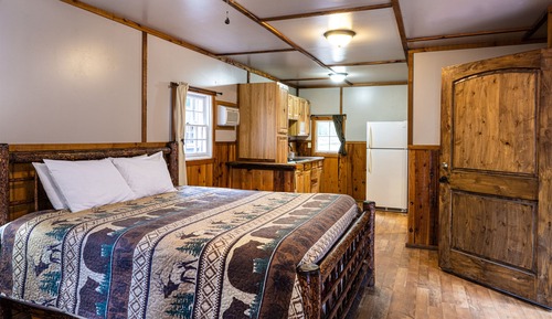 Cabaña, 1 cama de matrimonio grande