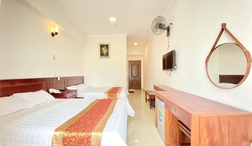Habitación estándar con 1 cama doble o 2 individuales, 2 camas de matrimonio