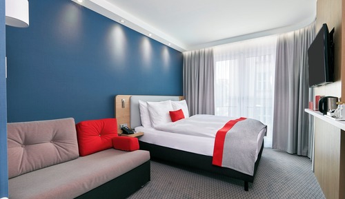 Habitación estándar, 1 cama de matrimonio con sofá cama