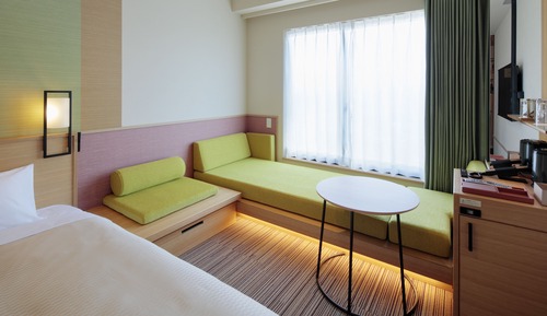 Habitación Deluxe, 1 cama de matrimonio grande con sofá cama, no fumadores, vistas a la ciudad