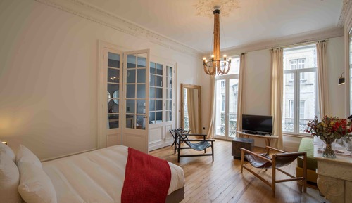 Habitación triple Deluxe, balcón