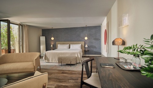 Suite de lujo, 1 cama de matrimonio grande, terraza