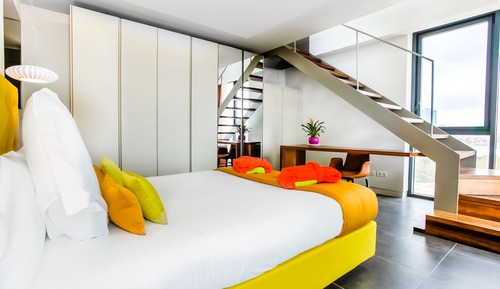 Apartamento ejecutivo, varias camas, vistas a la ciudad