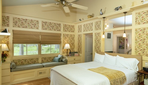 Casa de campo de lujo, 1 cama de matrimonio grande, bañera de hidromasaje, vistas al jardín