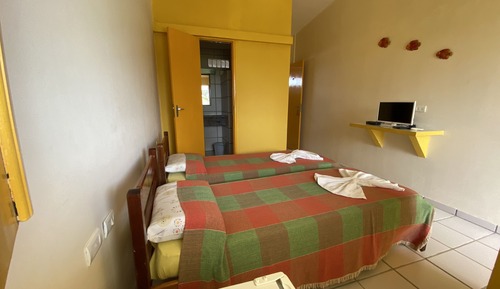 Habitación con 1 cama doble o 2 individuales