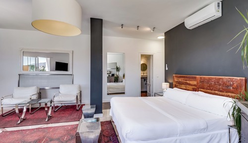 Habitación superior, vistas al jardín