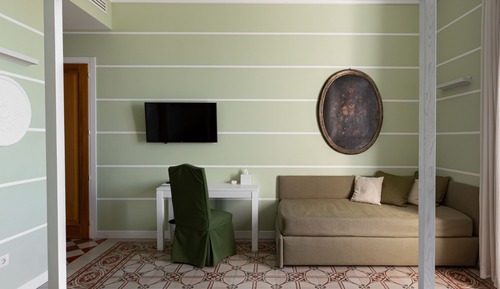 Suite de lujo, balcón