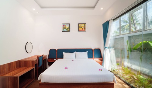 Habitación doble, vistas al jardín