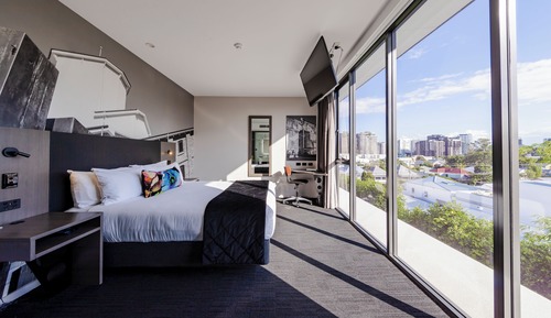 Habitación superior, 1 cama de matrimonio, vistas a la ciudad