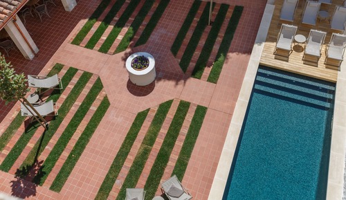 Habitación doble superior, terraza