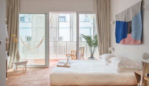 Habitación Deluxe doble, accesible para personas con discapacidad, terraza