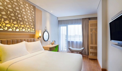 Habitación superior, 1 cama de matrimonio, balcón