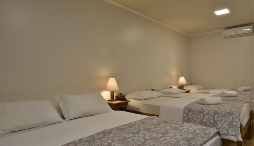 Habitación familiar, en la zona del jardín (5 pessoas)