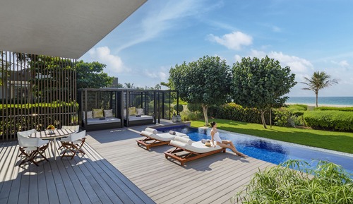 Villa Premium, 1 habitación, piscina privada (Beachfront)