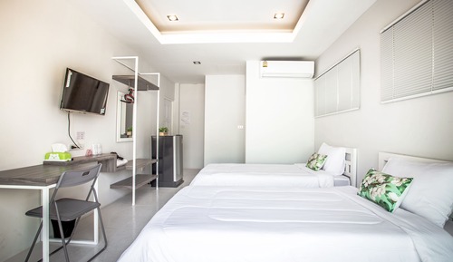Habitación con 2 camas individuales