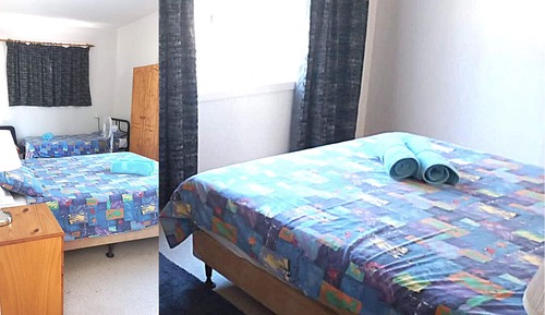 Cabaña familiar, 2 habitaciones (1 Queen and 3 Single Beds)