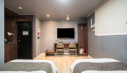 Habitación Deluxe con 2 camas individuales, vistas a la ciudad