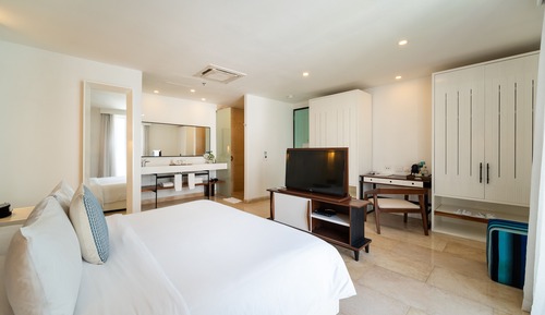 Habitación superior, 1 cama de matrimonio grande