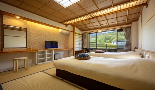 Habitación superior, no fumadores, vistas a la montaña (Japanese Modern Twin, 12 Tatami Mats)