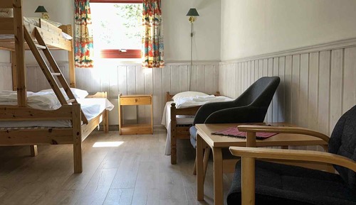 Habitación familiar, vistas a la montaña