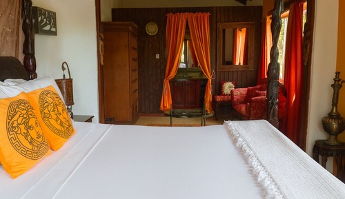 Habitación triple de lujo, piscina privada, vistas a la montaña