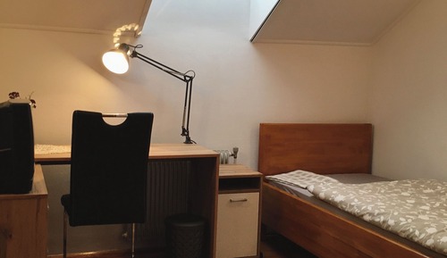 Habitación individual, vistas al jardín
