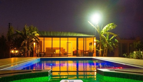 Junior Quadruple Room, Patio, Pool View