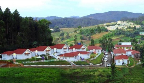 Habitación familiar con 2 camas individuales, vistas al jardín