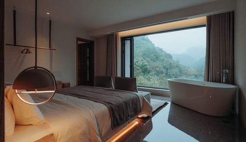 Habitación romántica doble, vistas a la montaña