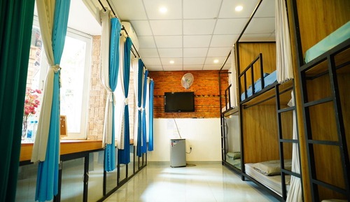 Dormitorio compartido Confort, patio, vistas al jardín