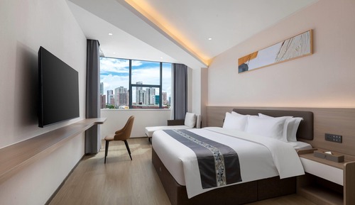 Habitación, 1 cama de matrimonio grande, no fumadores, vistas a la ciudad