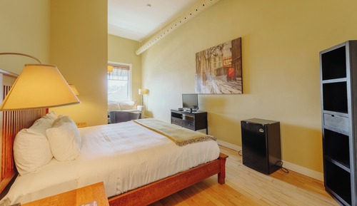 Habitación Deluxe, 1 cama de matrimonio grande con sofá cama