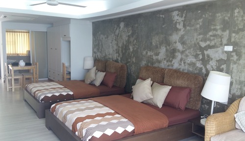 Habitación familiar, vistas al mar