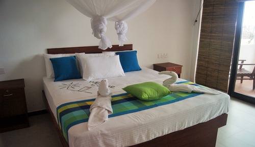 Habitación Deluxe doble, 1 cama de matrimonio grande, vistas al mar