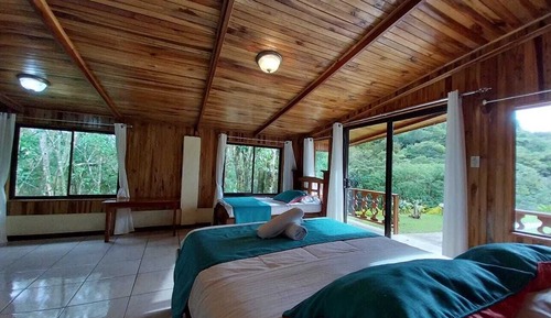 Habitación estándar doble, balcón, vistas a la montaña