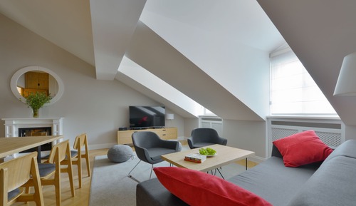 Apartamento, 3 habitaciones, chimenea