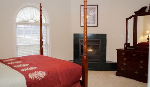 Habitación romántica, 1 cama de matrimonio
