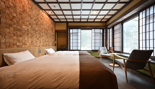 Habitación tradicional, no fumadores, baño privado (Japanese Style, with Open Air Bath)