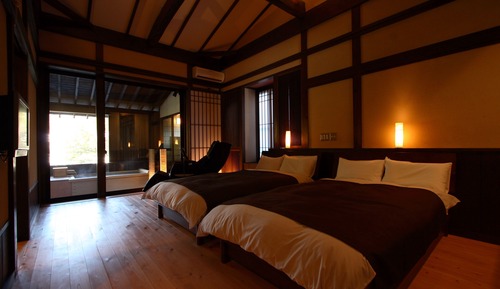 Habitación Deluxe, 2 habitaciones, no fumadores, baño privado (Sasayuri, Open Air Bath)