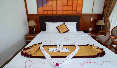 Bungalow, vistas al mar