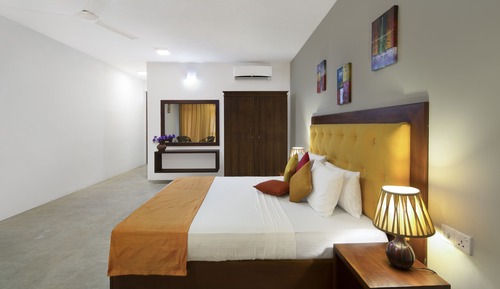 Habitación Deluxe doble, 1 cama doble, balcón, en la zona del jardín