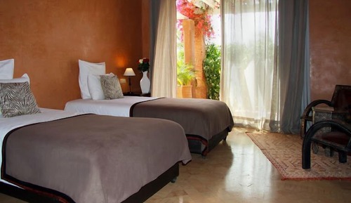 Double or Twin Room, 2 Twin Beds, Terrace, Park View