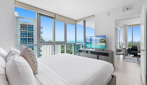 Apartamento Deluxe, 1 habitación, vistas a la bahía, en esquina