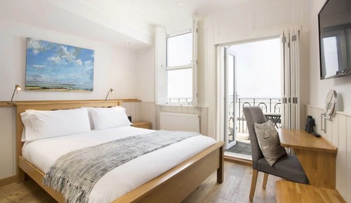 Habitación Deluxe doble, 1 cama doble, balcón, vistas al mar