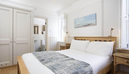 Habitación Deluxe doble, 1 cama doble, vistas parciales al mar