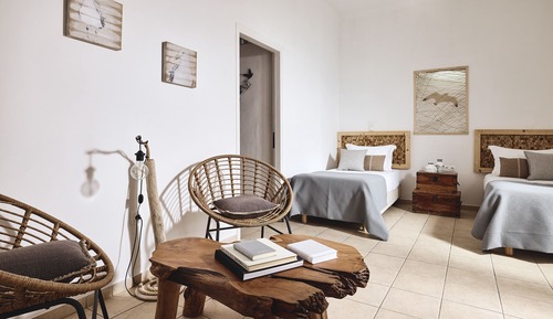 Habitación familiar, vistas al mar (Superior)