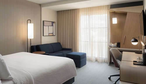 Habitación, 1 cama de matrimonio grande con sofá cama